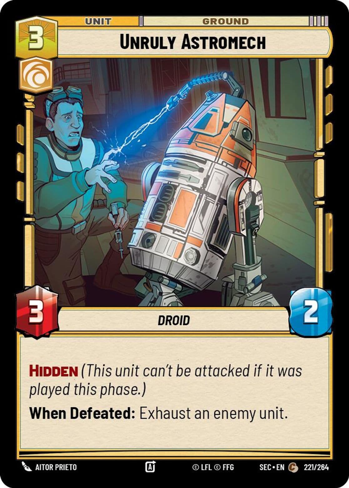 Unruly Astromech, Standard