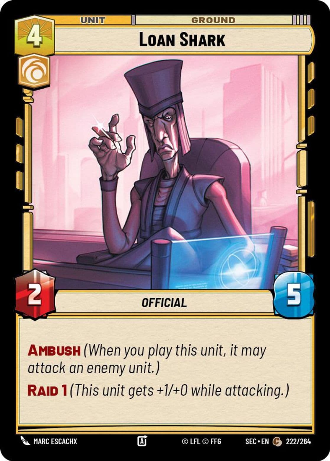 Loan Shark, Standard