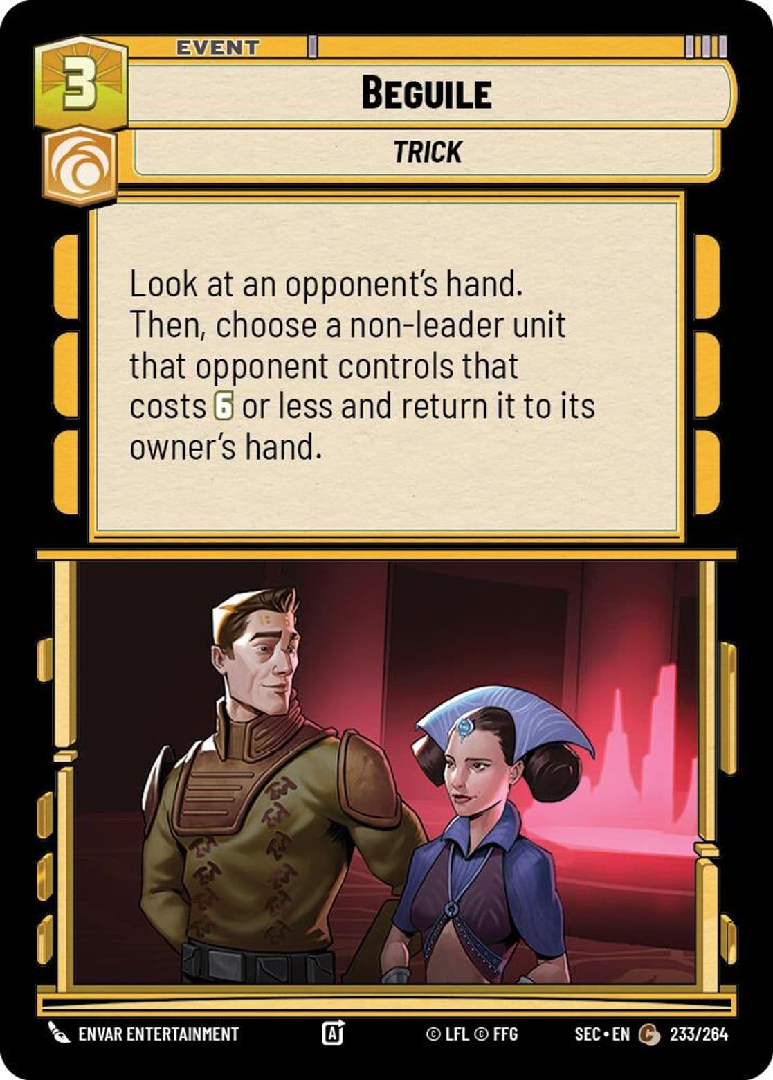 Beguile, Standard