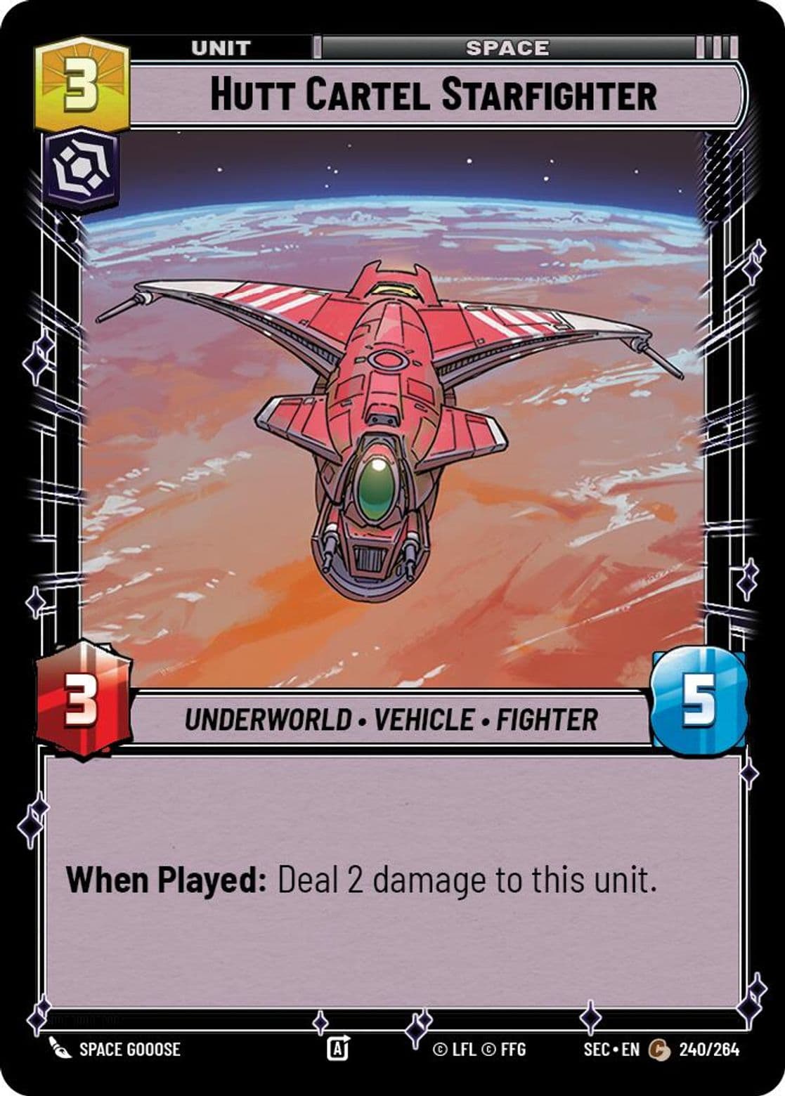 Hutt Cartel Starfighter, Standard