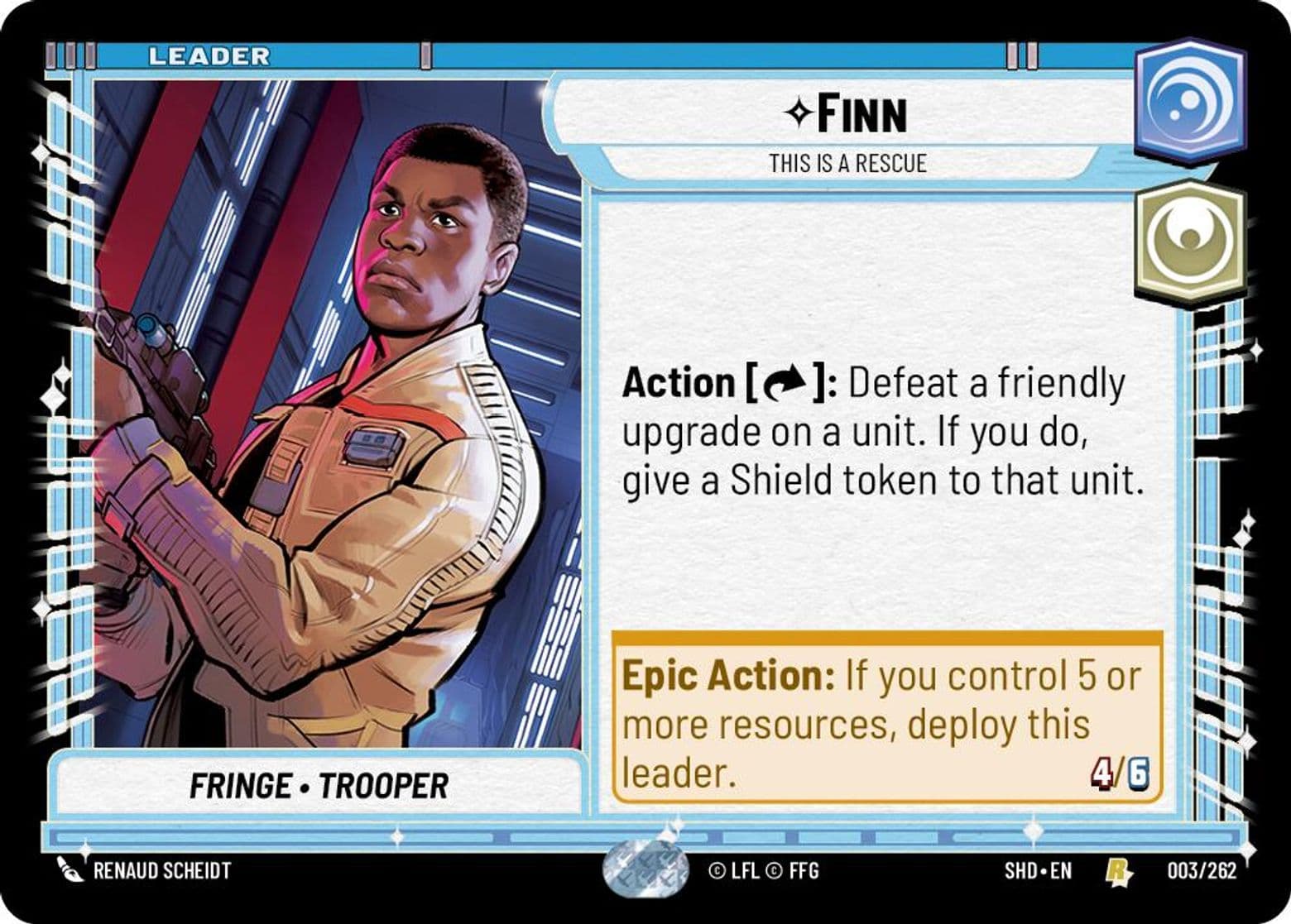 Finn, This is a Rescue, Standard