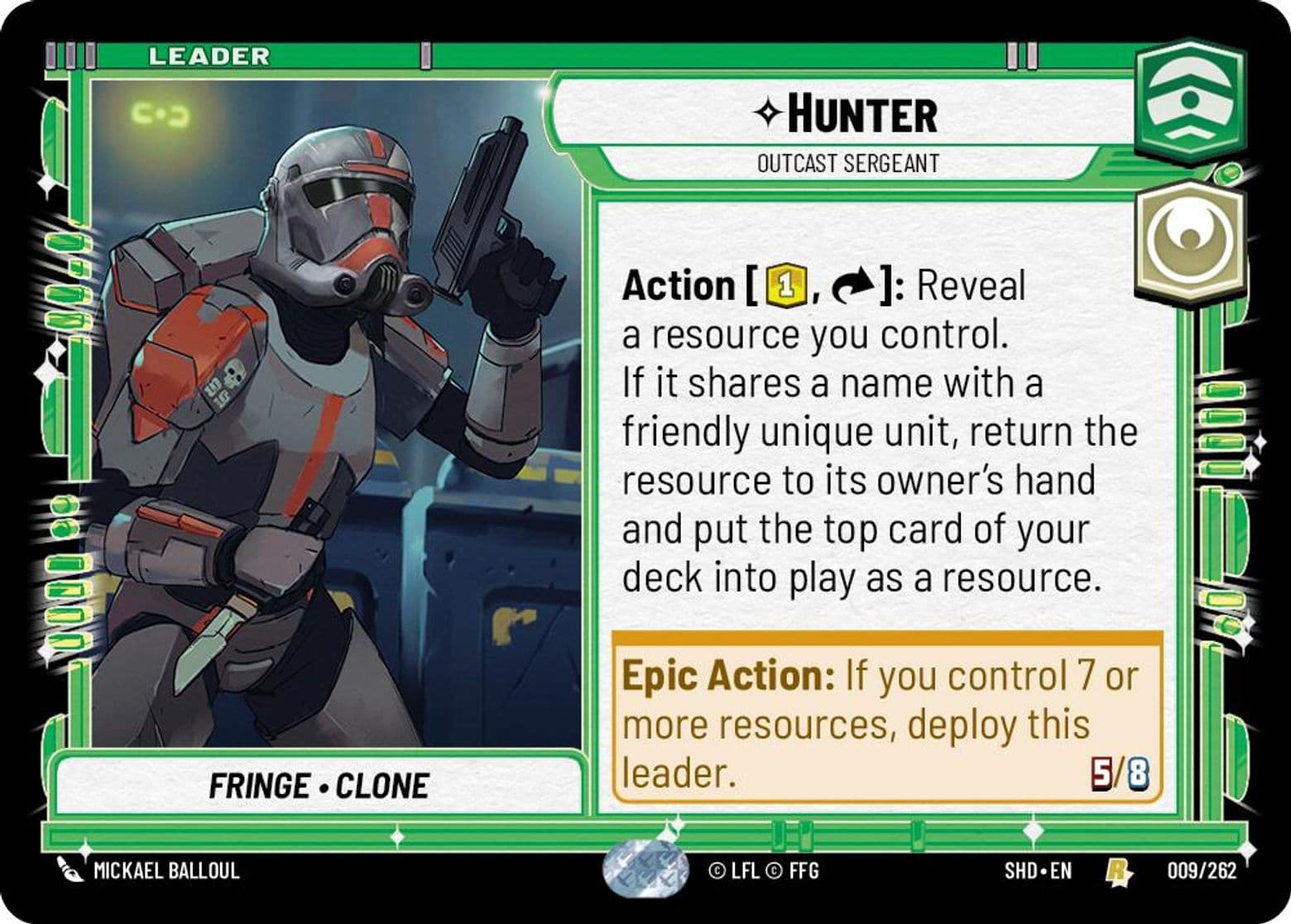 Hunter, Outcast Sergeant (Standard)