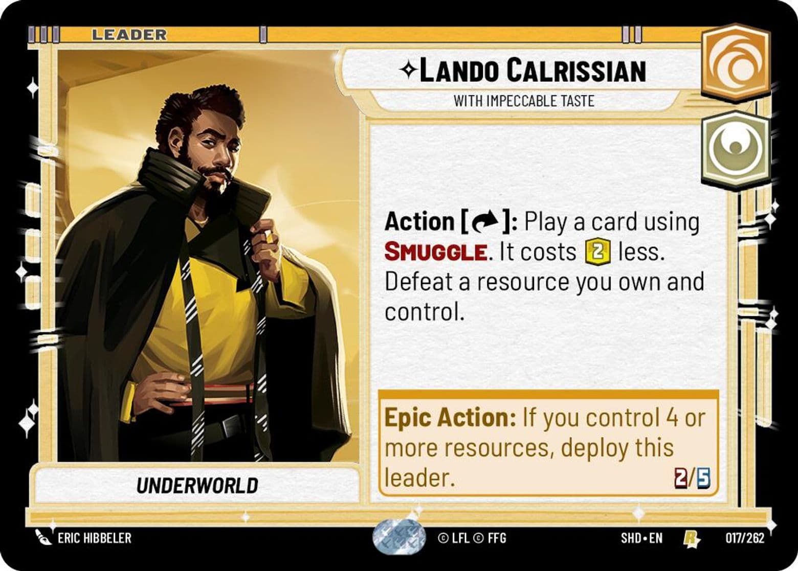 Lando Calrissian, With Impeccable Taste, Standard