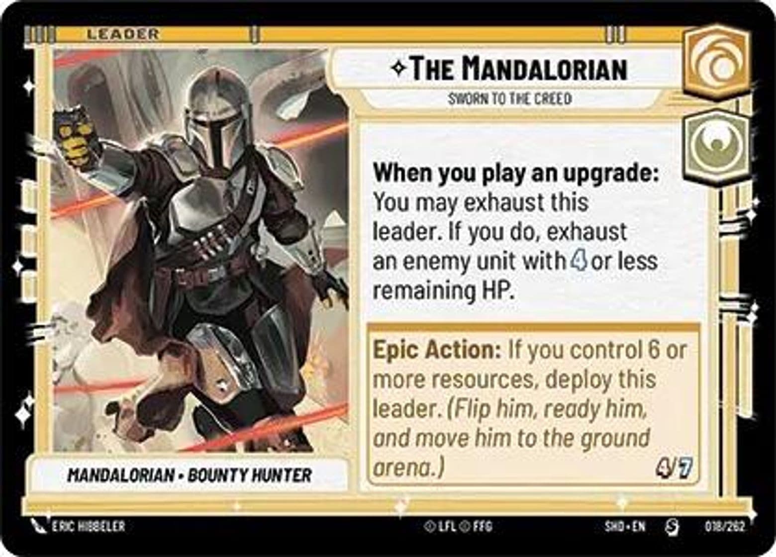 The Mandalorian, Sworn to the Creed, Standard