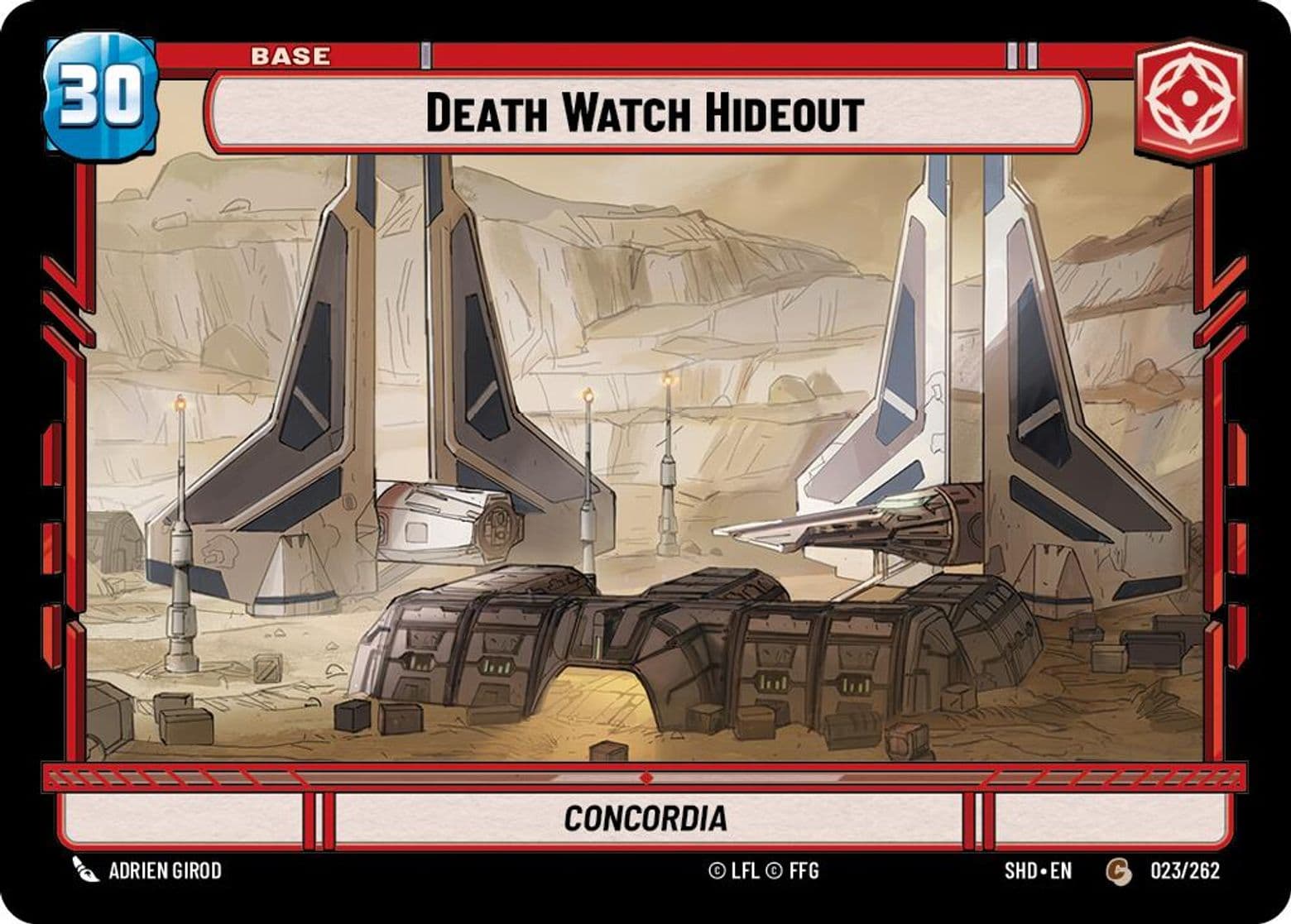 Death Watch Hideout, Concordia, Standard