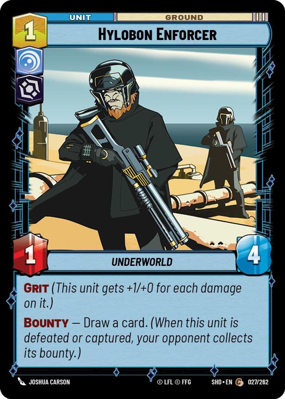 Hylobon Enforcer, Standard