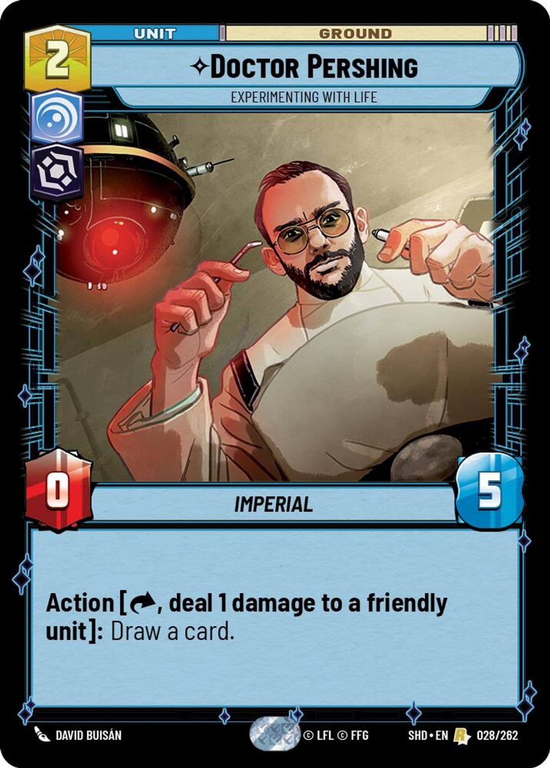 Doctor Pershing, Experimenting With Life, Standard