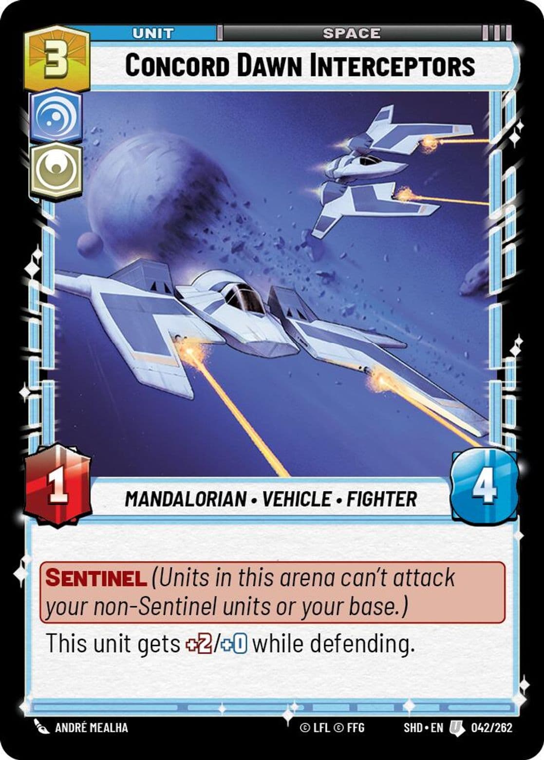 Concord Dawn Interceptors, Standard