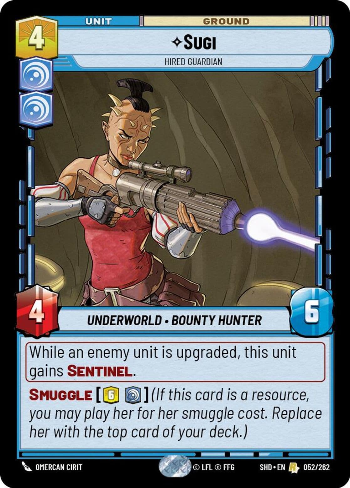 Sugi, Hired Guardian, Standard