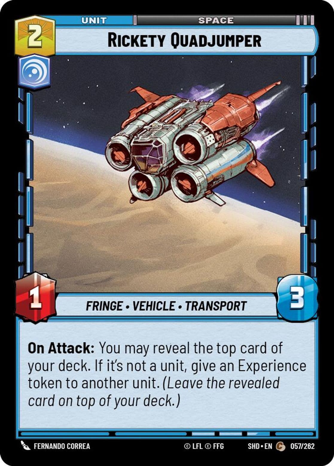 Rickety Quadjumper, Standard