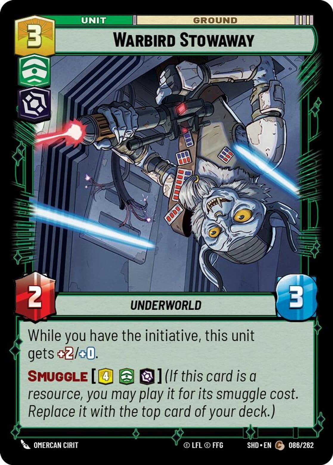 Warbird Stowaway, Standard