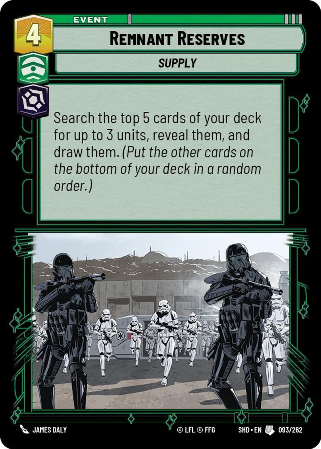 Remnant Reserves, Standard