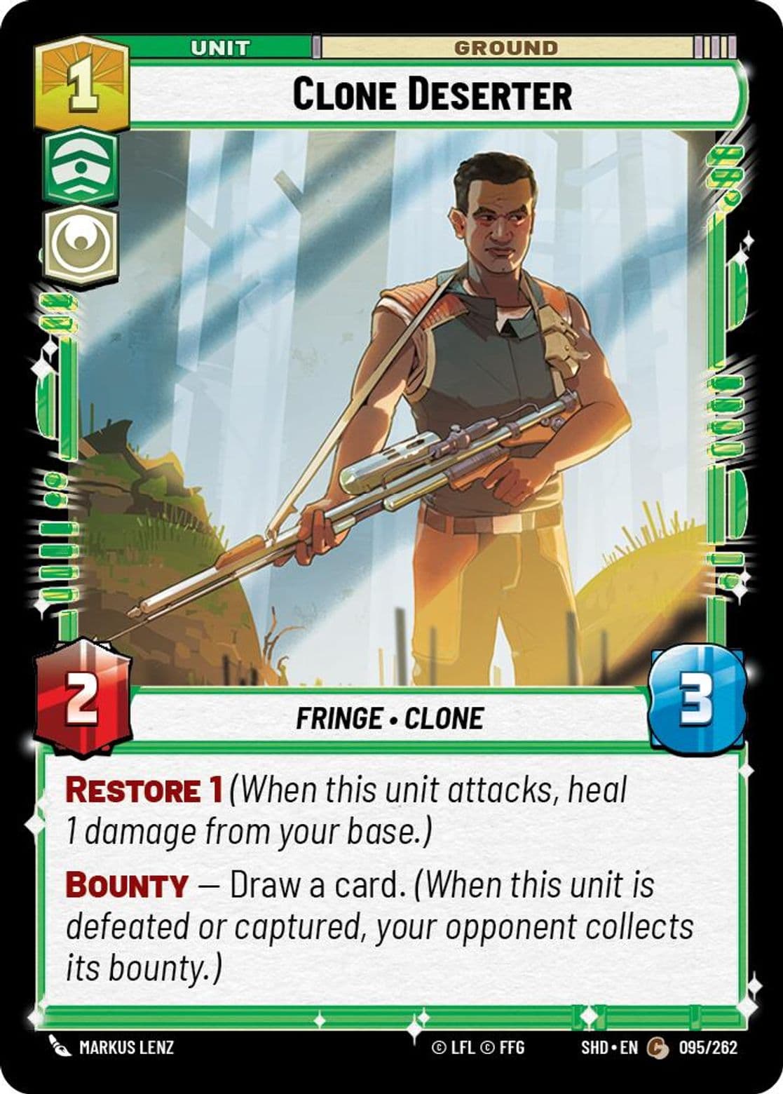 Clone Deserter, Standard