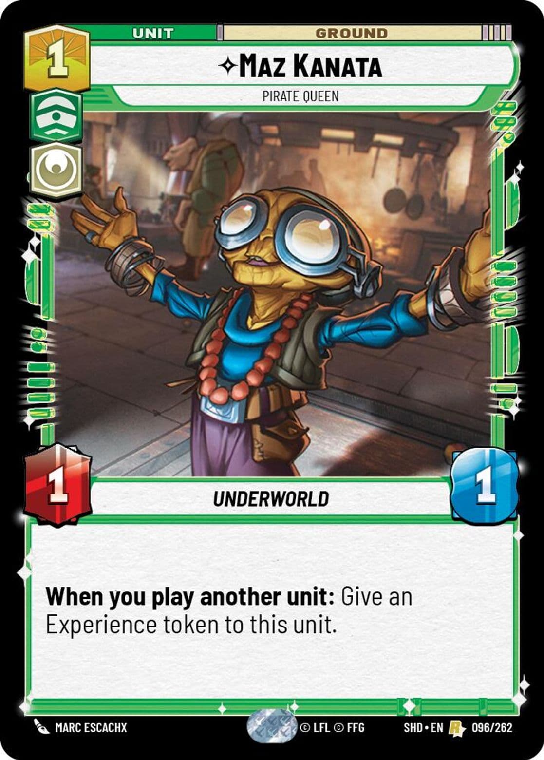 Maz Kanata, Pirate Queen, Standard