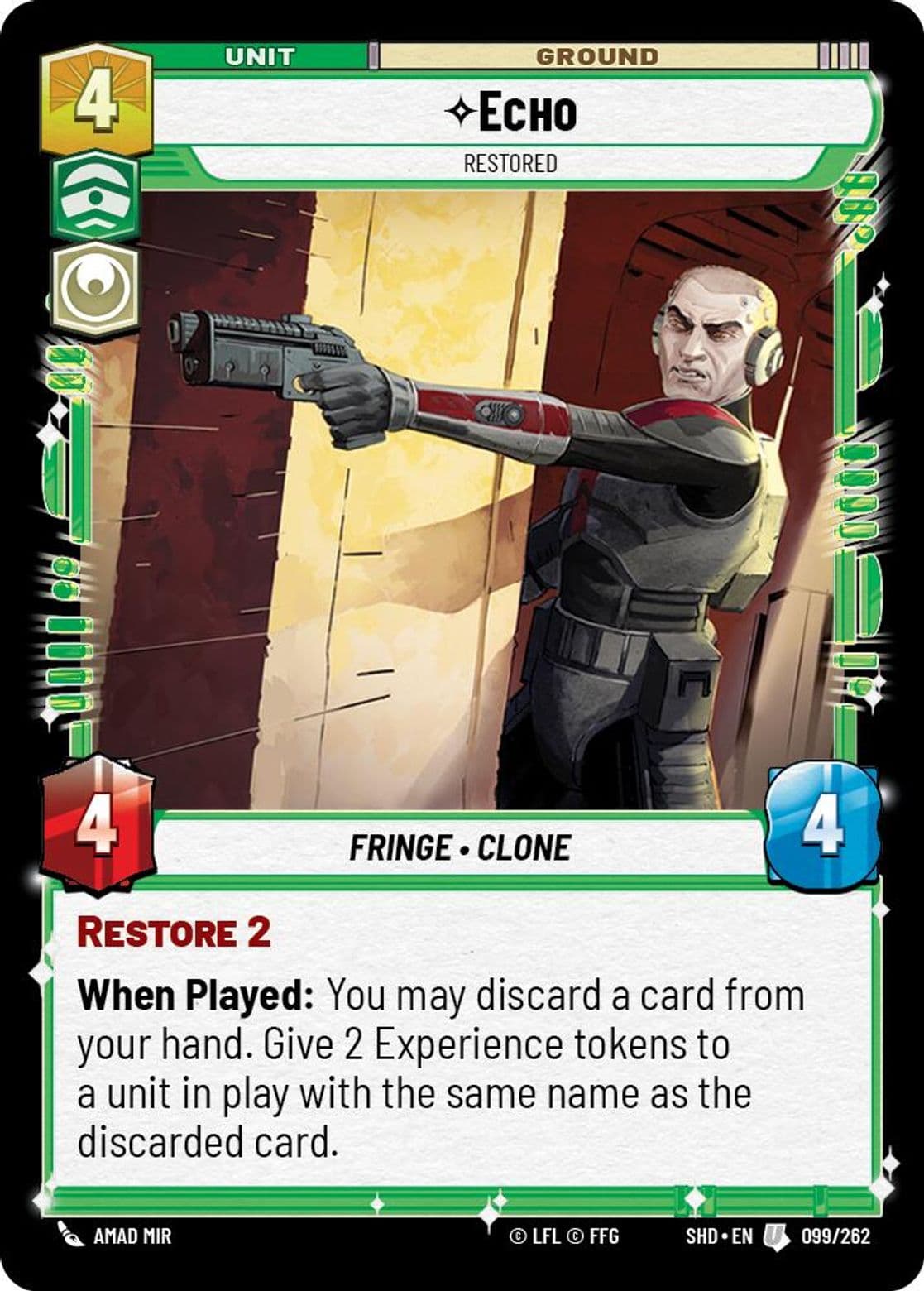 Echo, Restored, Standard