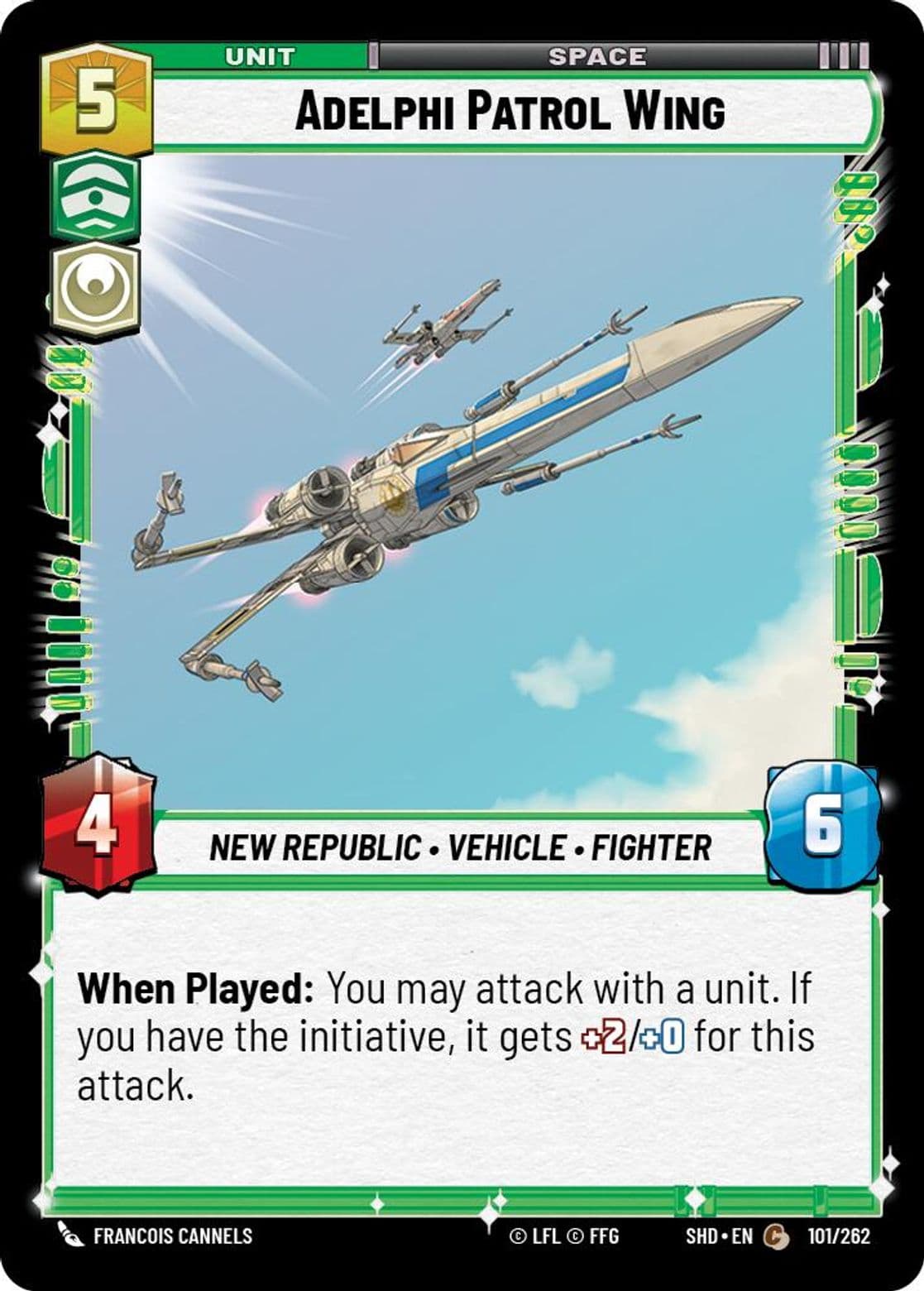 Adelphi Patrol Wing, Standard