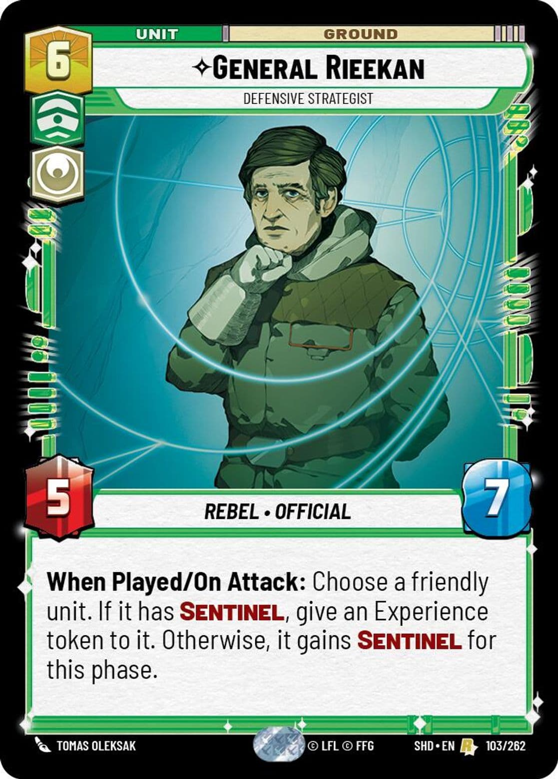 General Rieekan, Defensive Strategist, Standard
