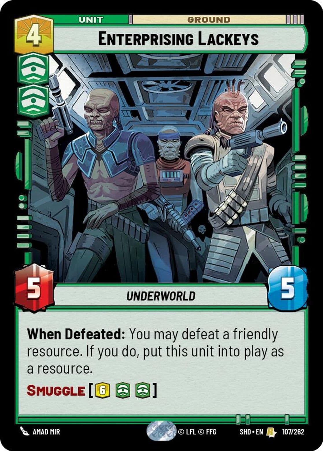 Enterprising Lackeys, Standard