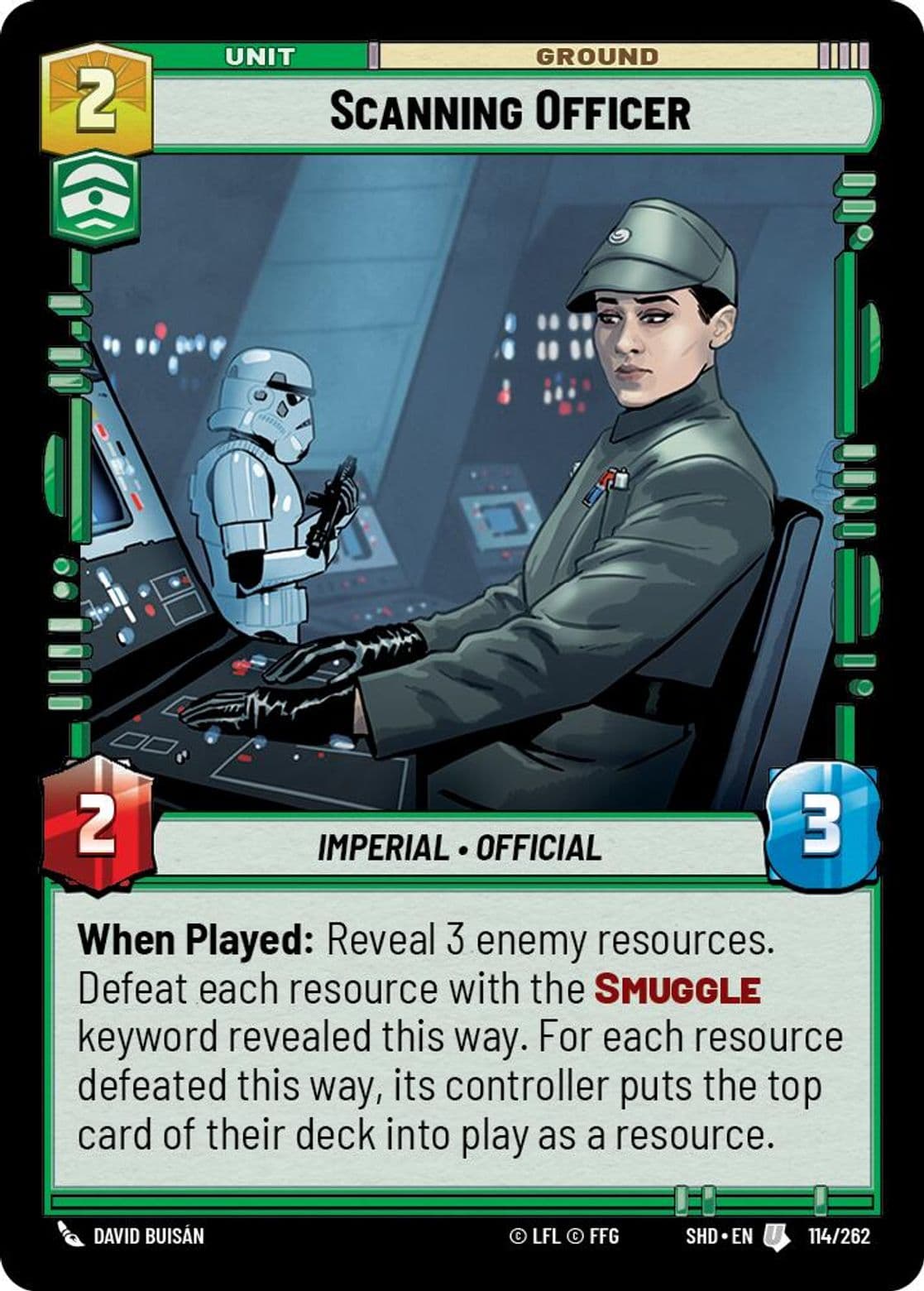 Scanning Officer, Standard