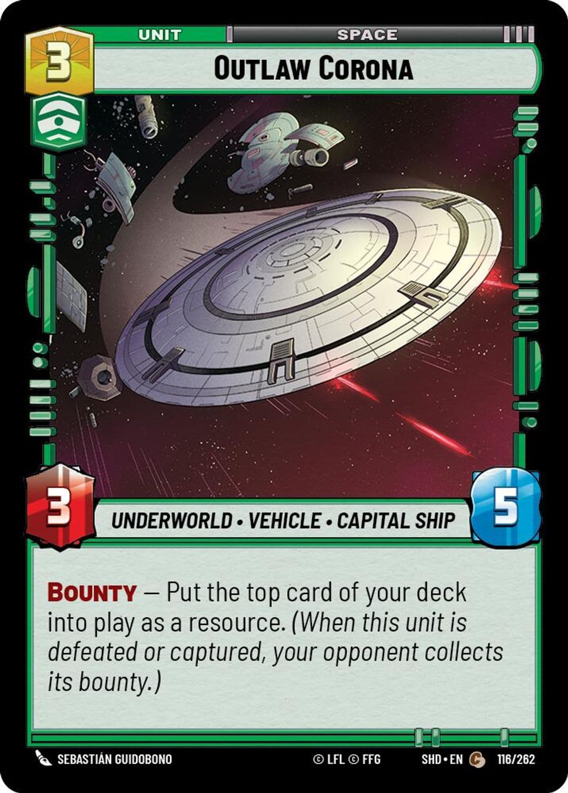 Outlaw Corona, Standard