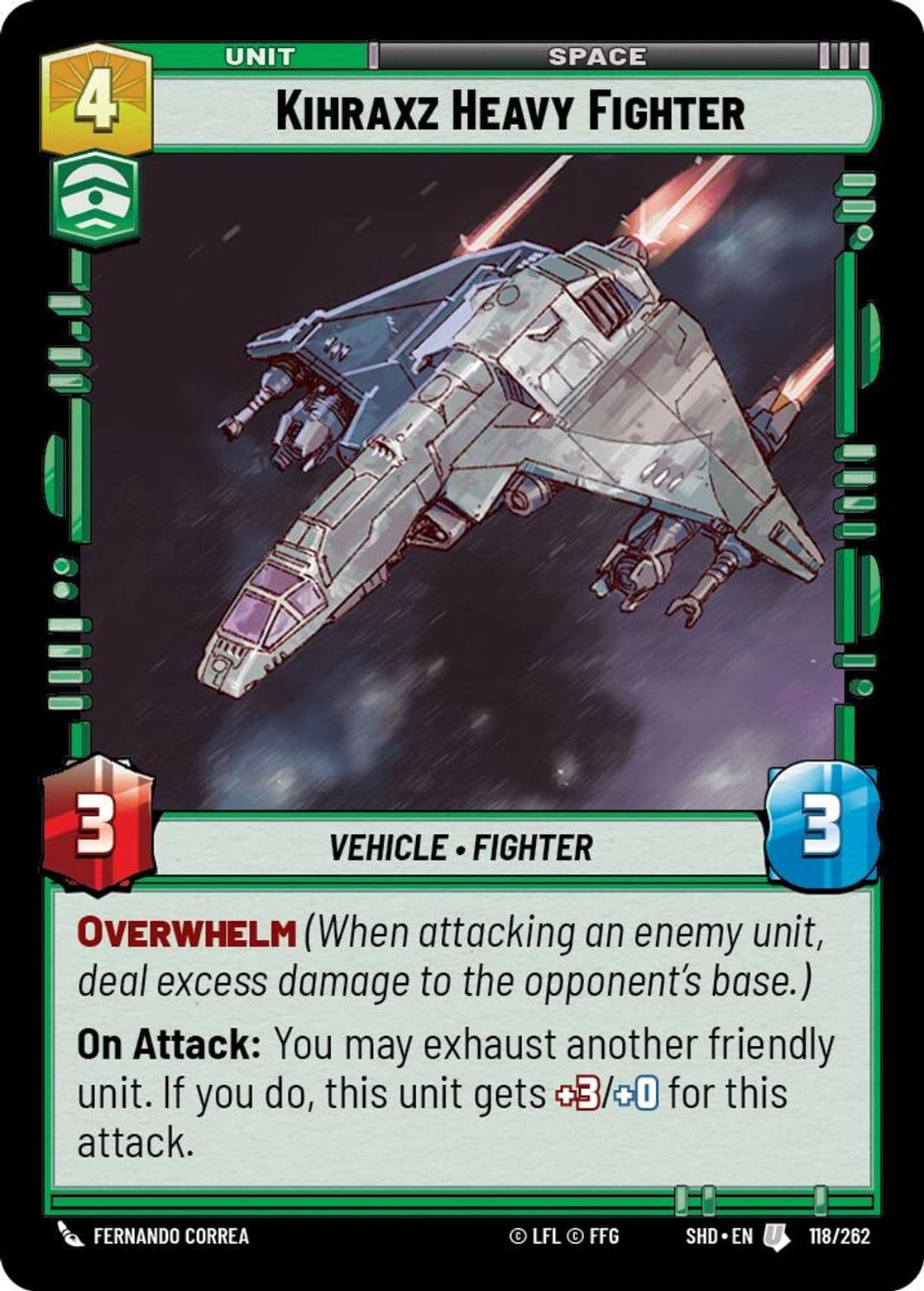 Kihrazx Heavy Fighter, Standard