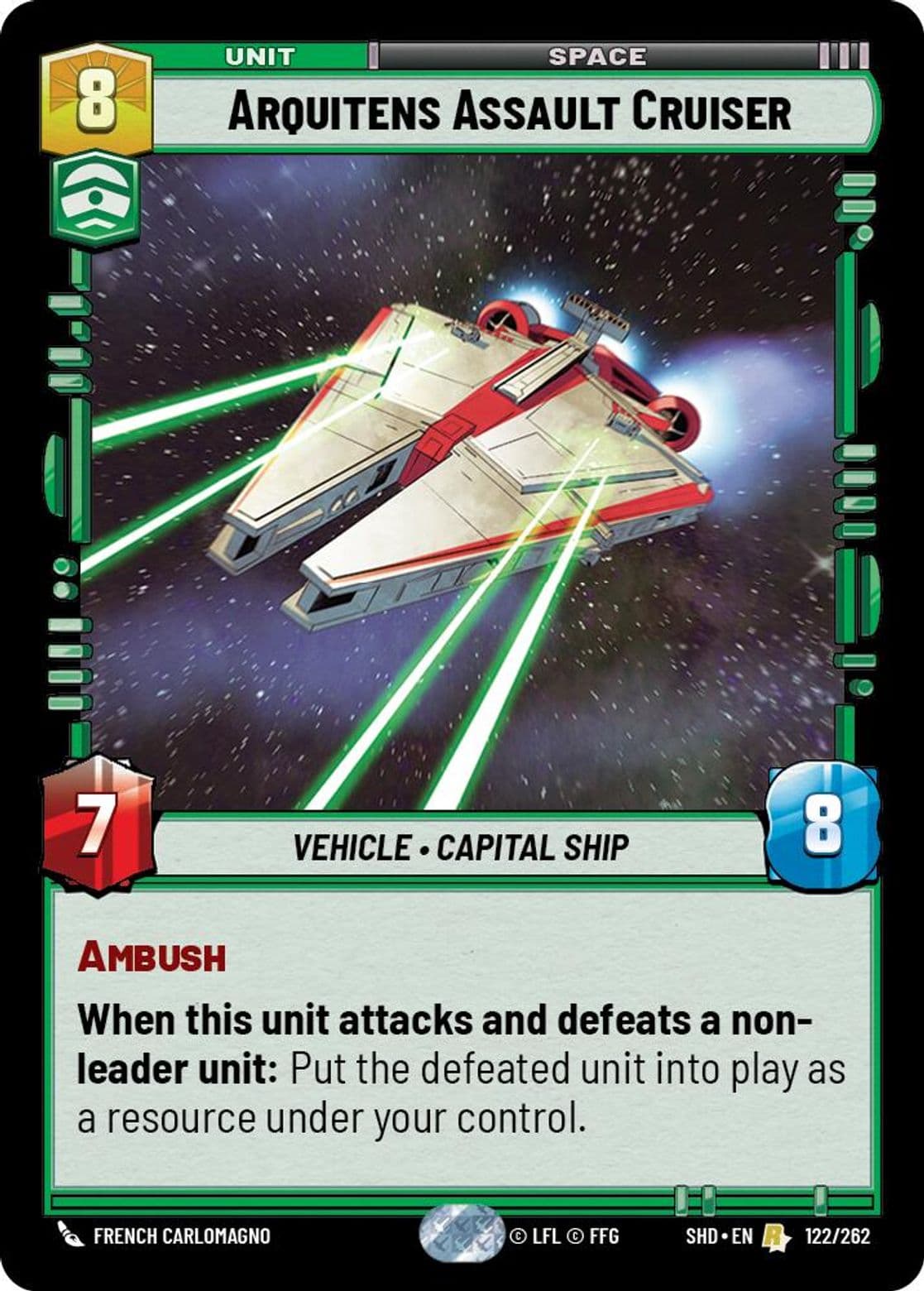 Arquitens Assault Cruiser, Standard