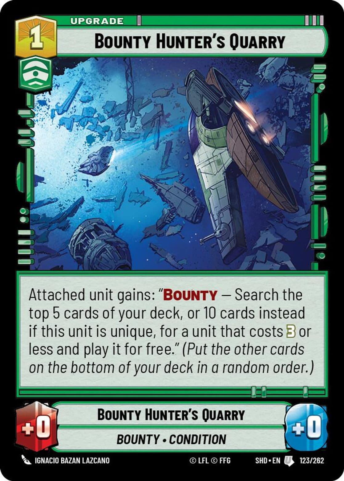 Bounty Hunter's Quarry, Standard