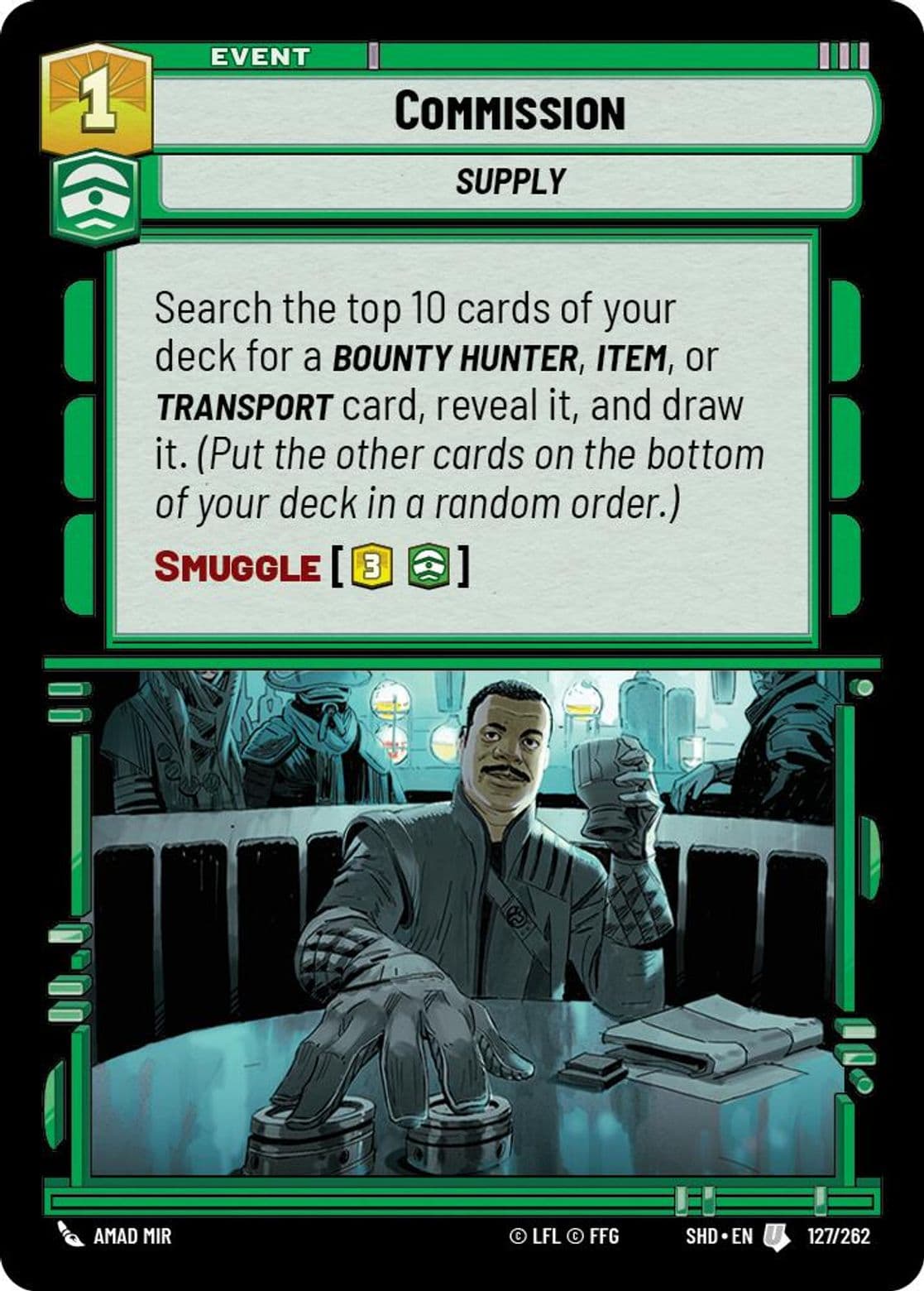 Commission, Standard
