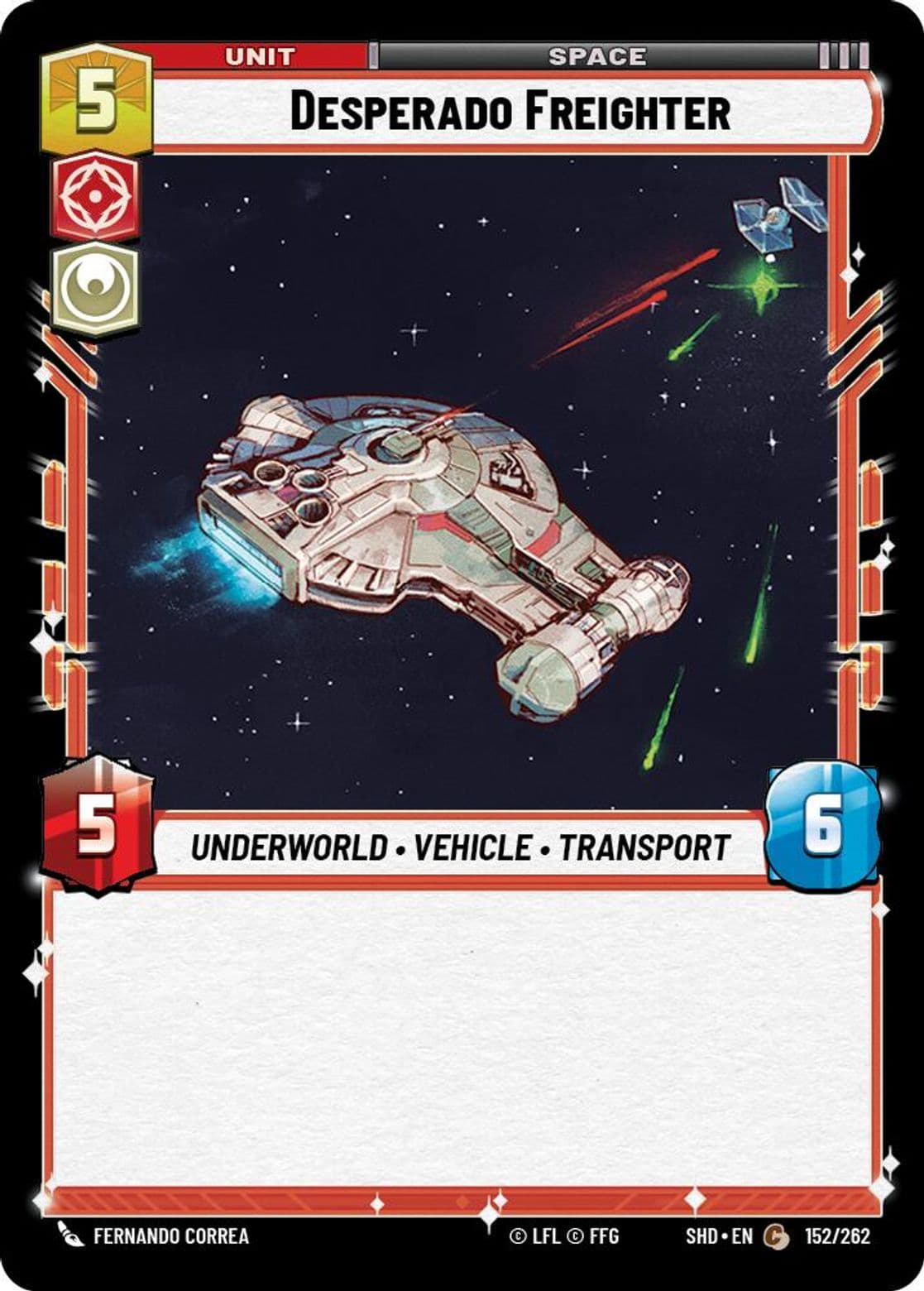 Desperado Freighter, Standard