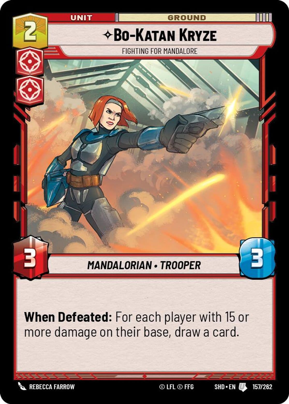 Bo-Katan Kryze, Fighting For Mandalore, Standard