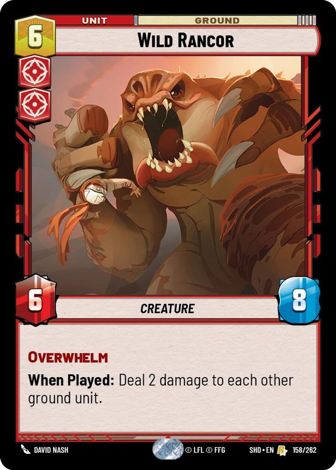 Wild Rancor, Standard