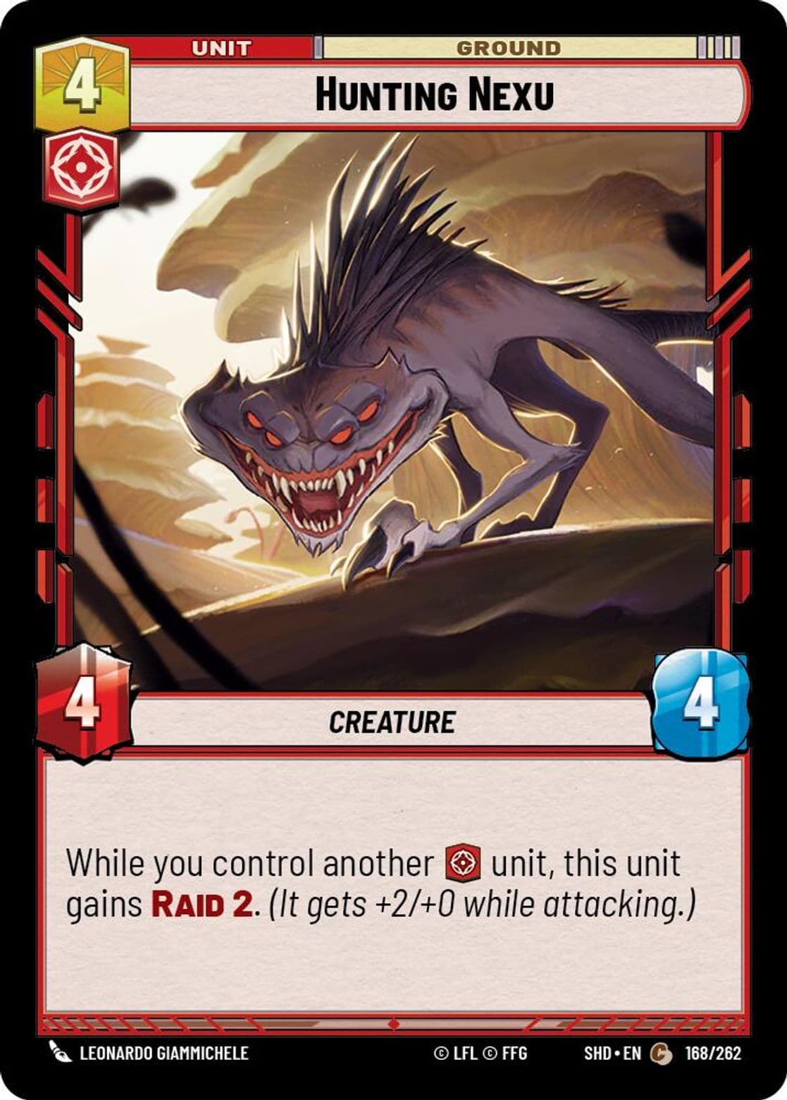 Hunting Nexu, Standard