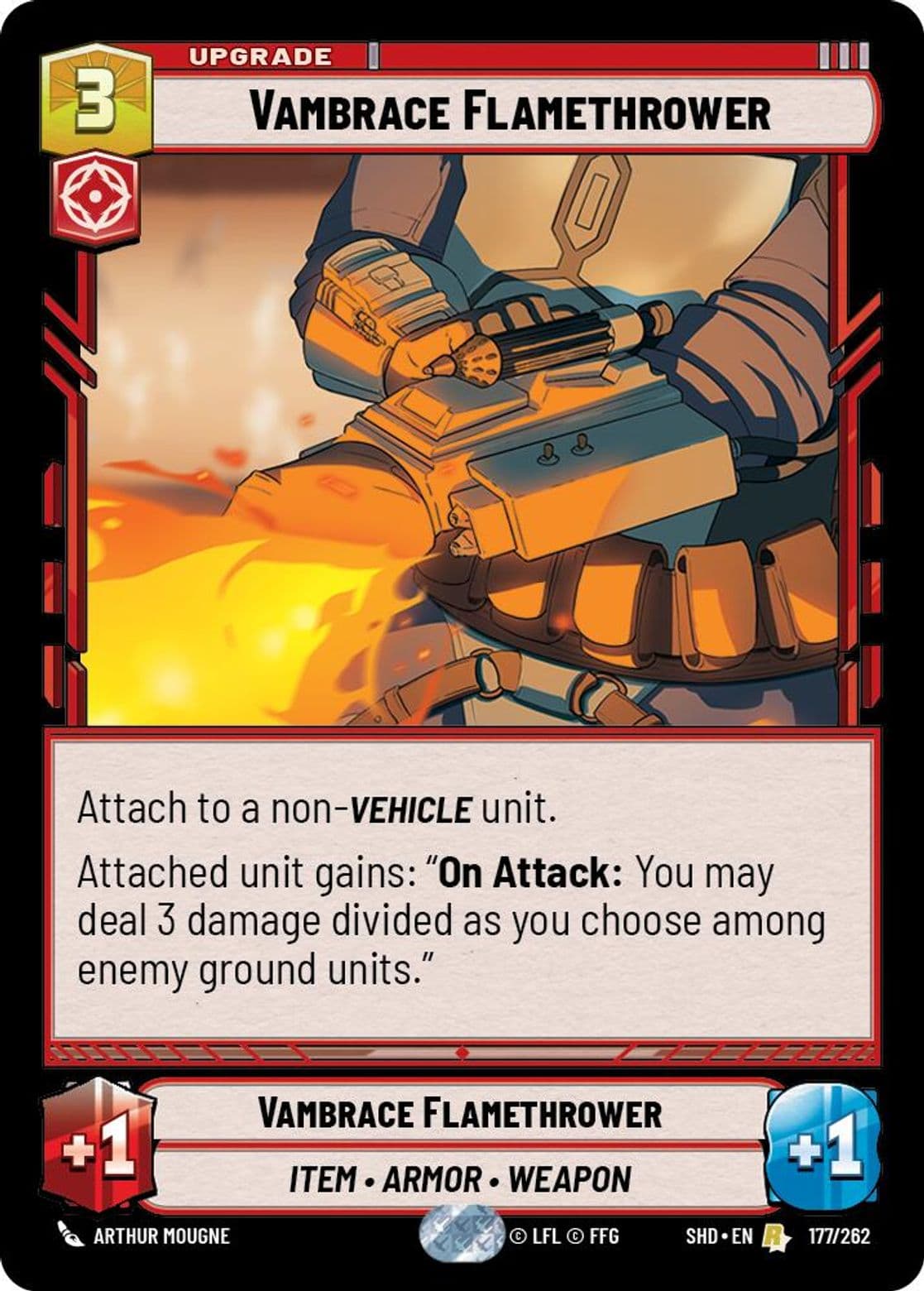 Vambrace Flamethrower, Standard