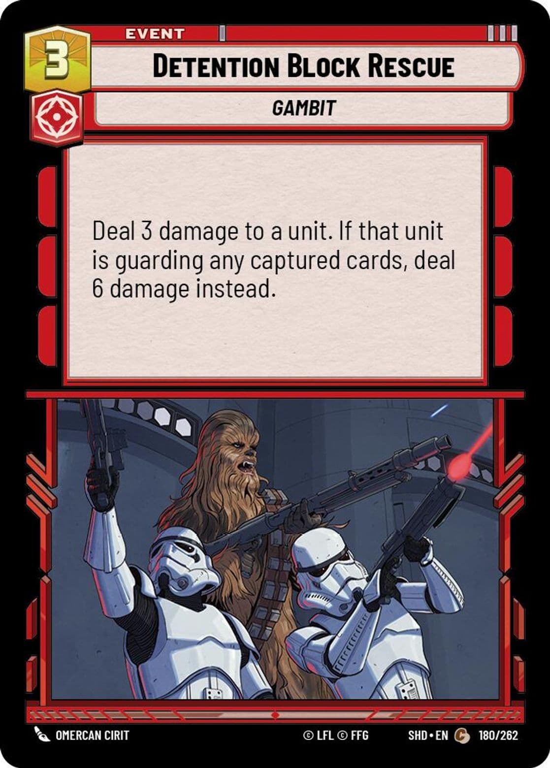 Detention Block Rescue, Standard