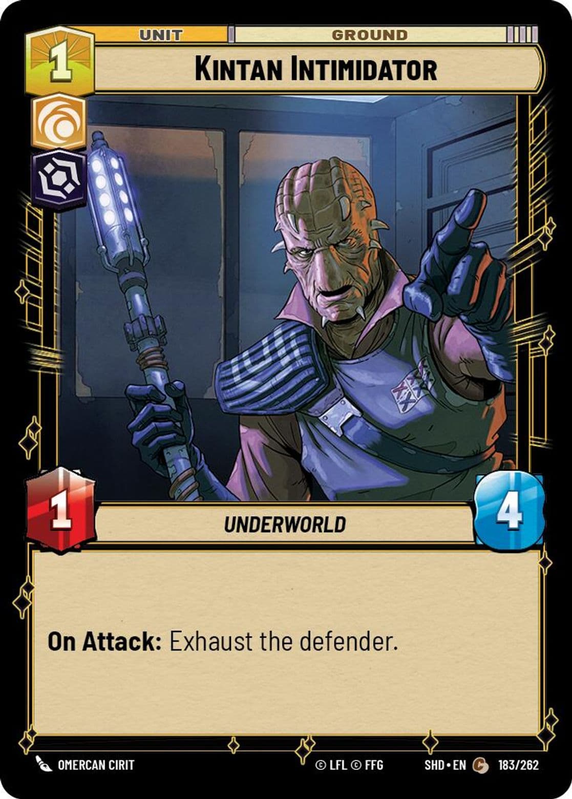 Kintan Intimidator, Standard