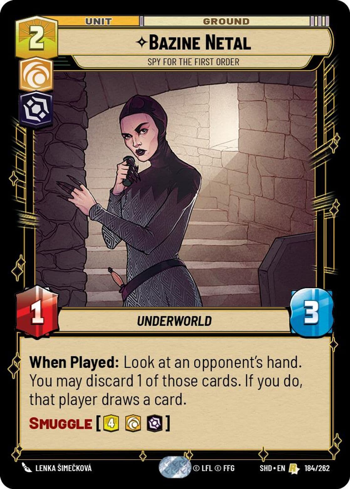Bazine Netal, Spy for the First Order, Standard