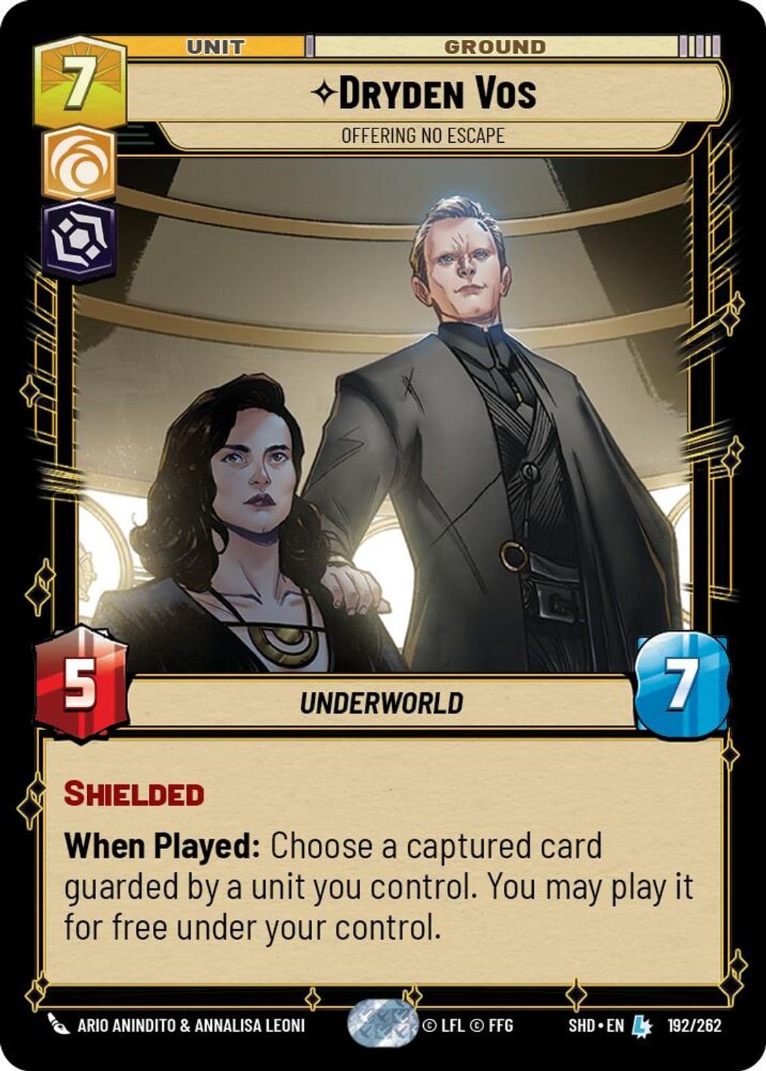 Dryden Vos, Offering No Escape, Standard