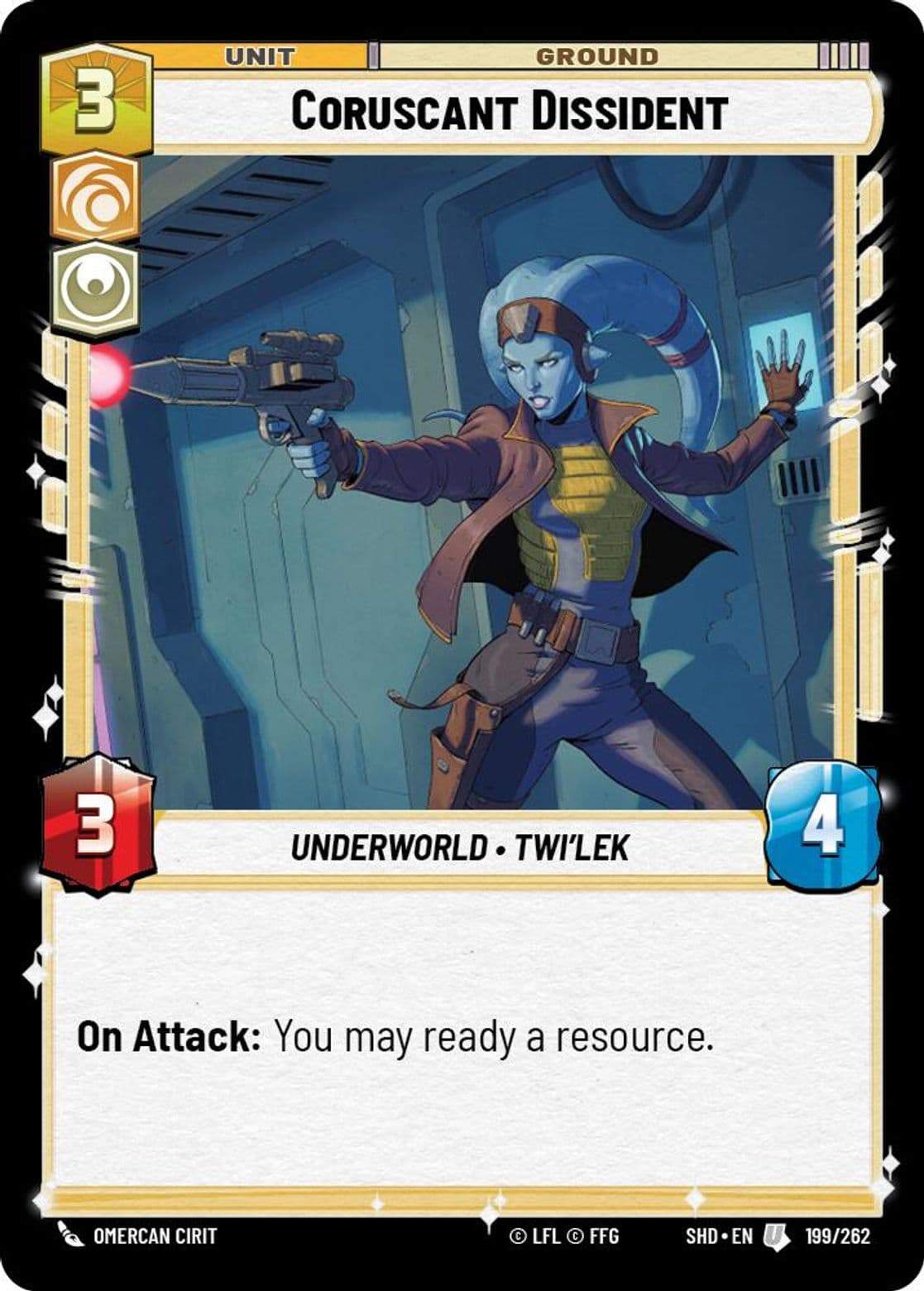 Coruscant Dissident, Standard