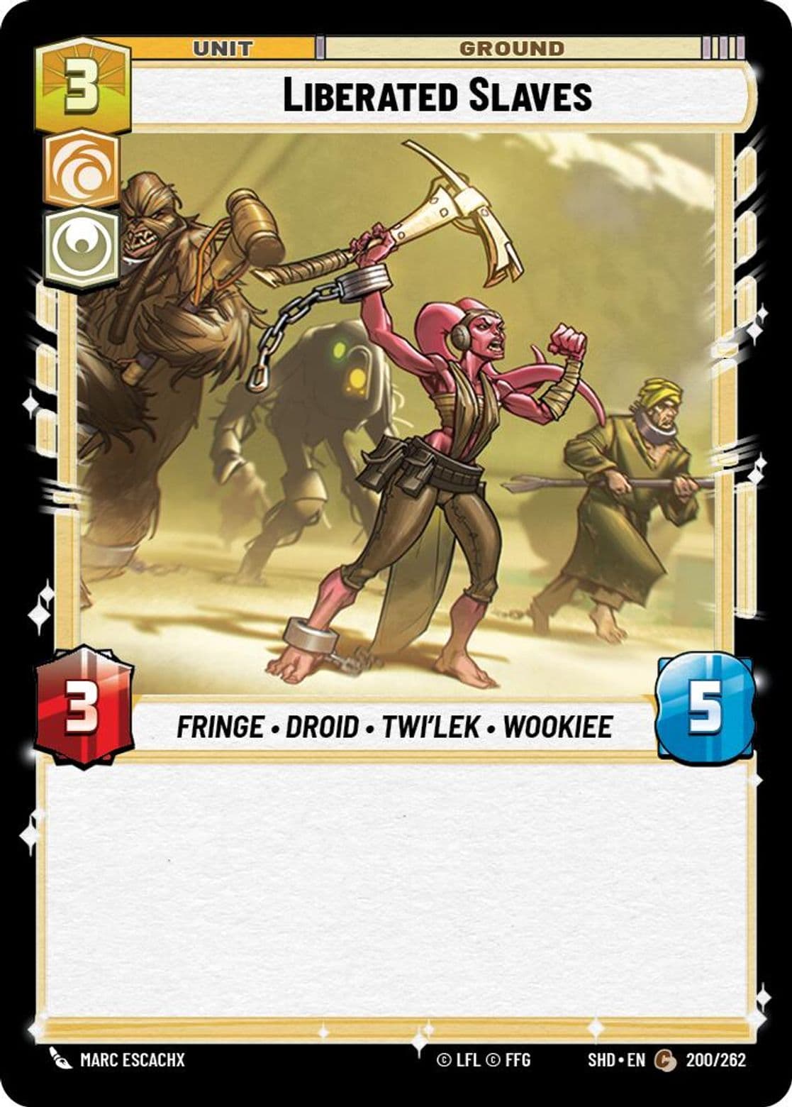 Liberated Slaves, Standard