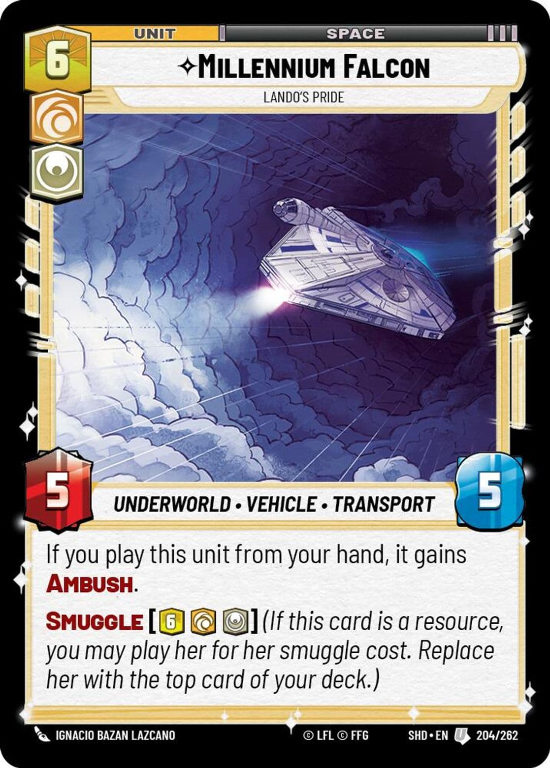 Millennium Falcon, Lando's Pride, Standard