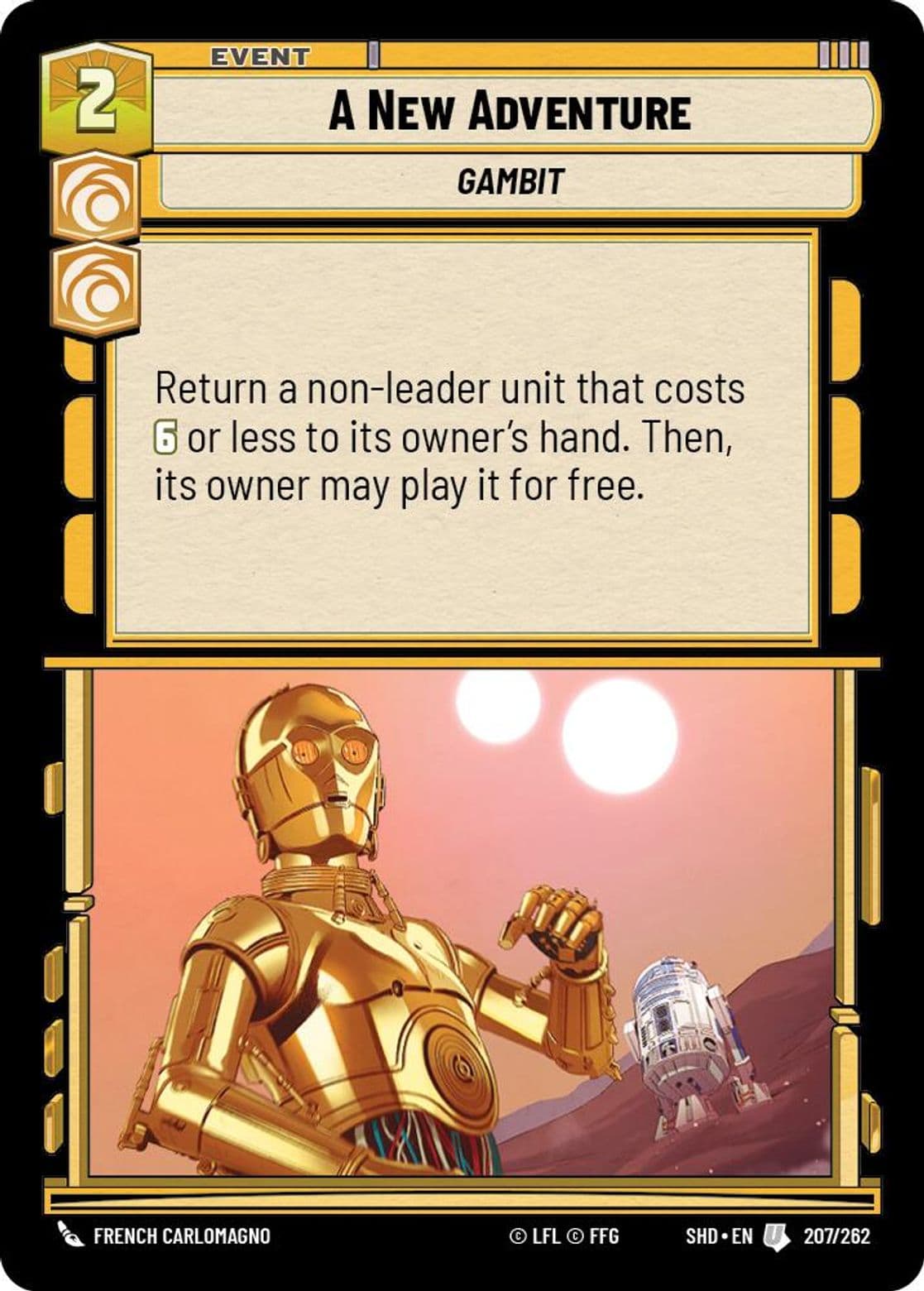 A New Adventure, Standard