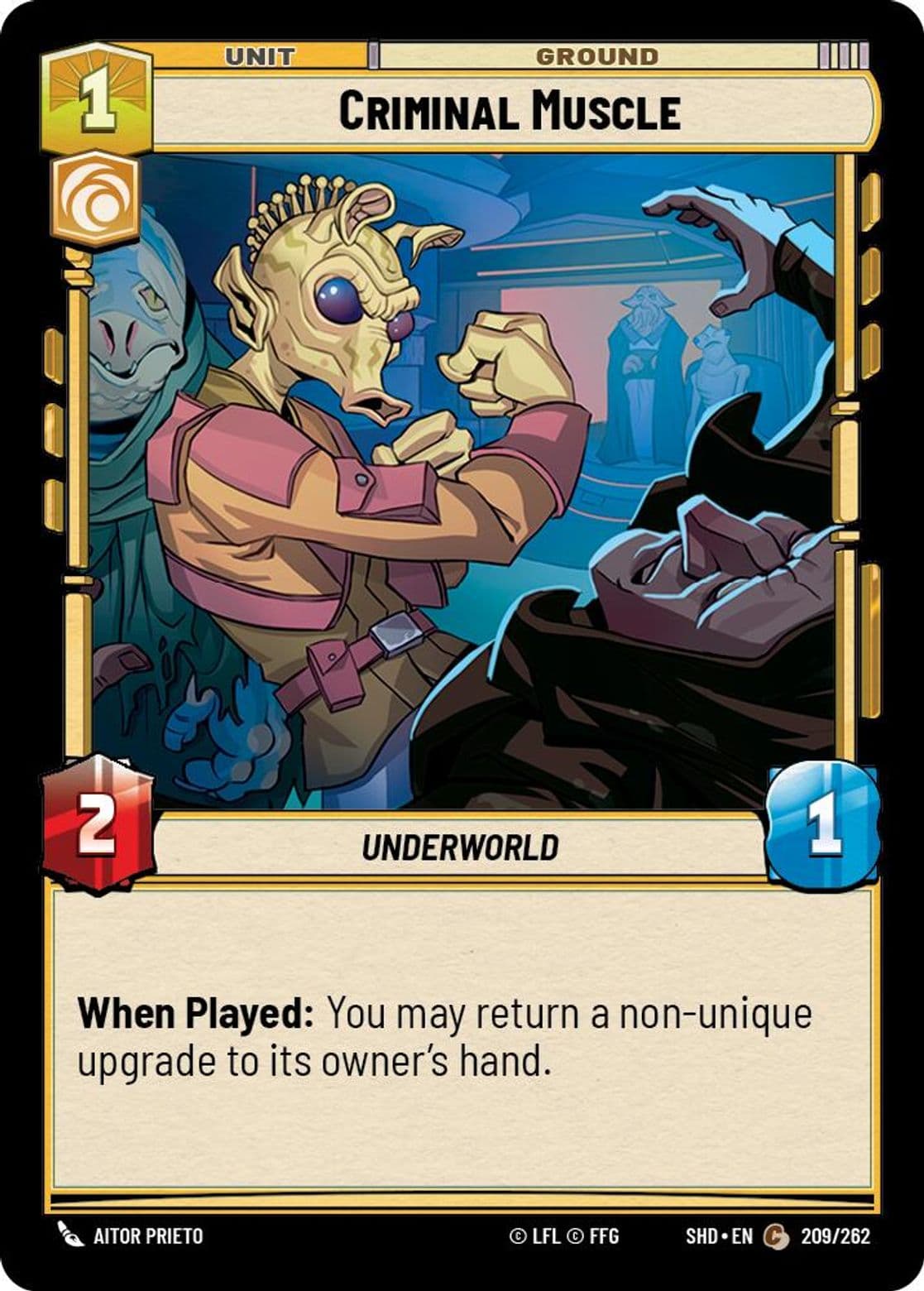Criminal Muscle, Standard
