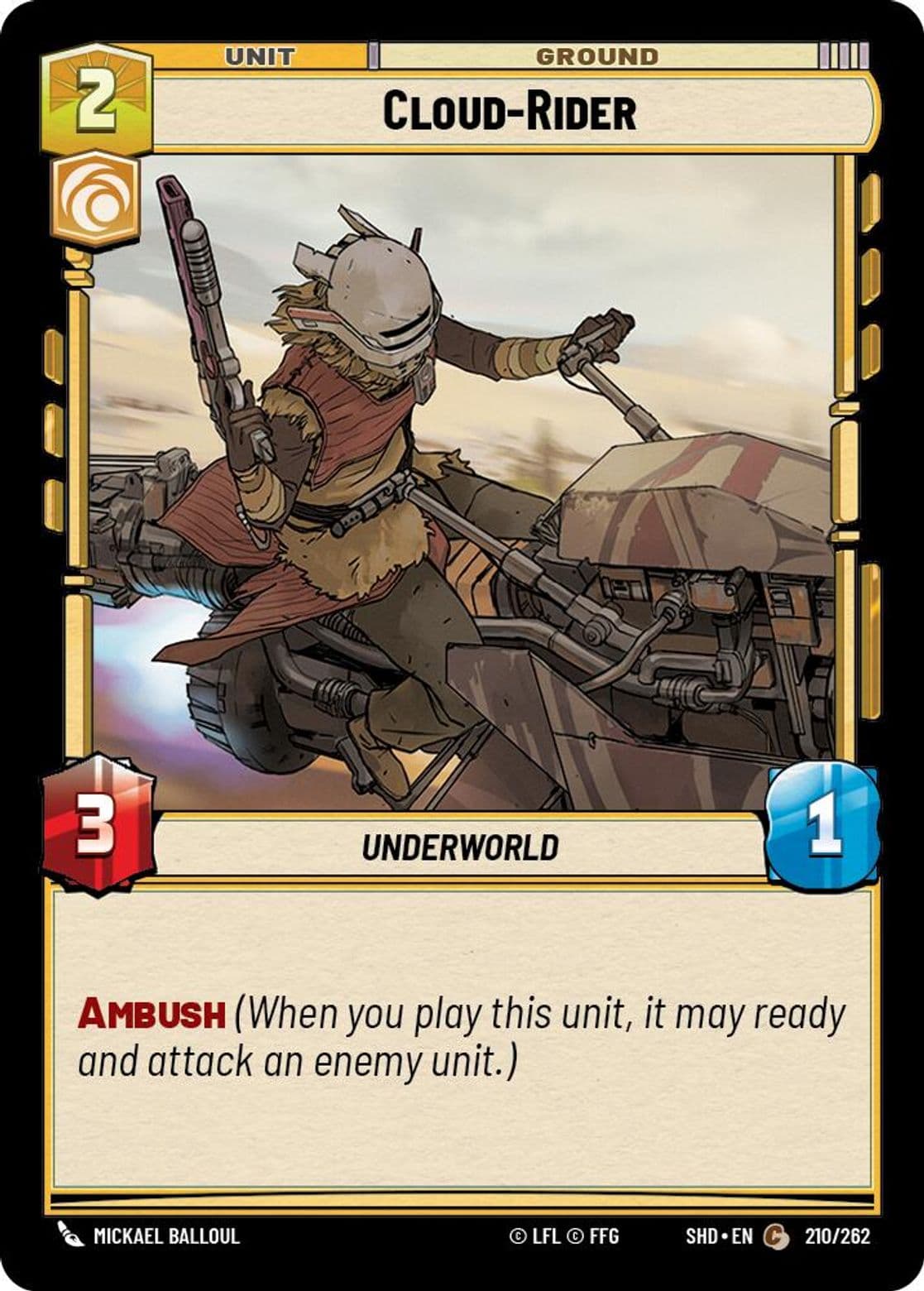 Cloud-Rider, Standard