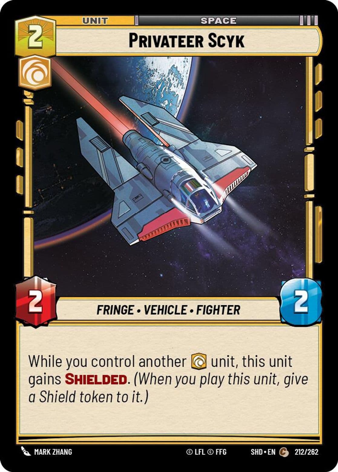 Privateer Scyk, Standard