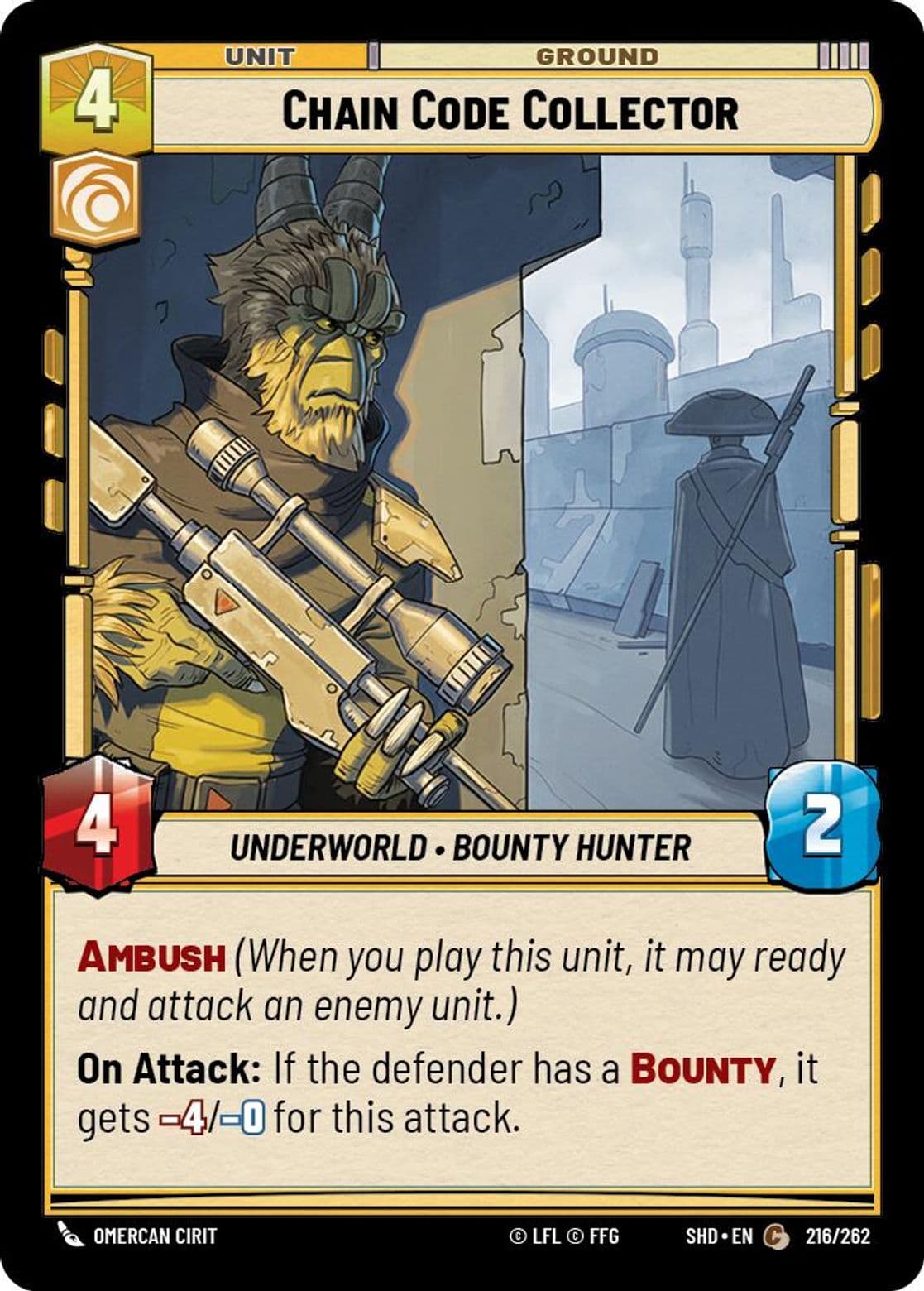 Chain Code Collector, Standard