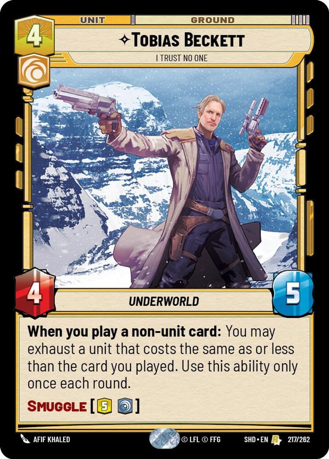 Tobias Beckett, I Trust No One, Standard