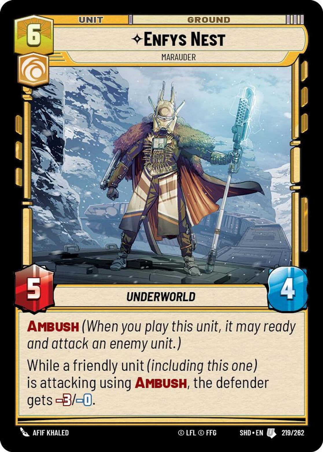 Enfys Nest, Marauder, Standard