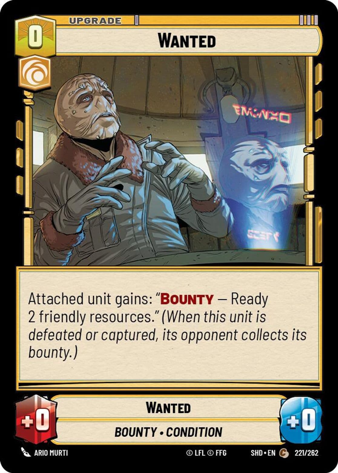 Wanted, Standard