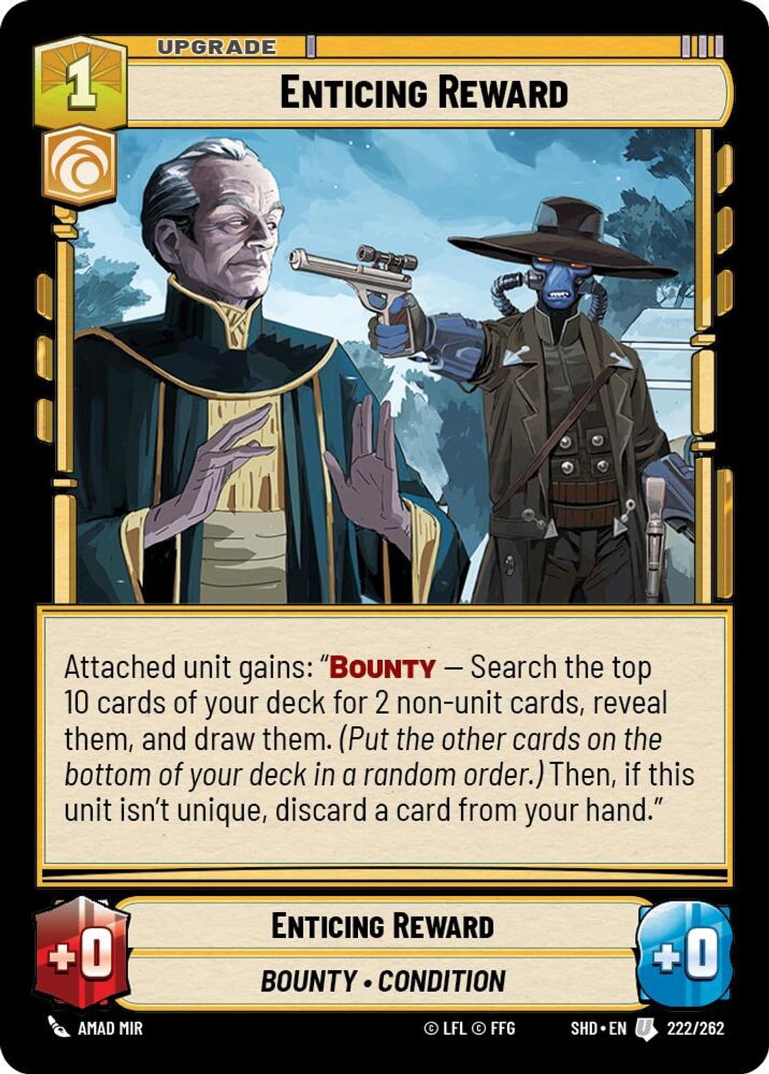 Enticing Reward, Standard
