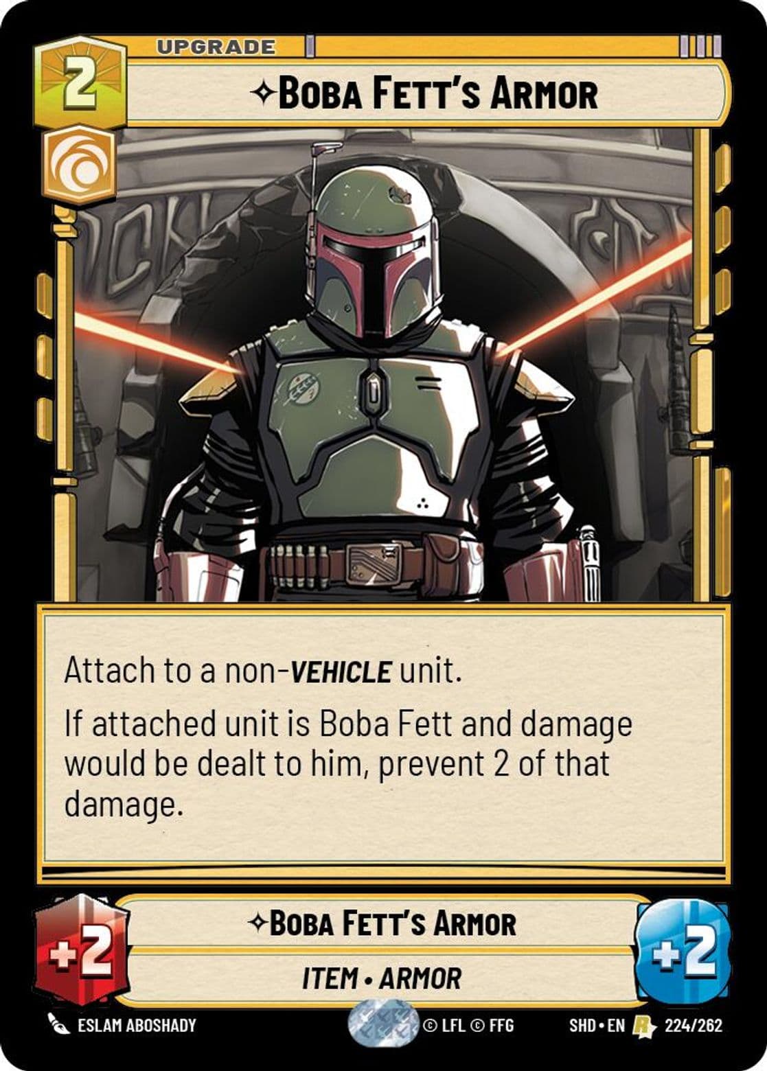 Boba Fett's Armor, Standard